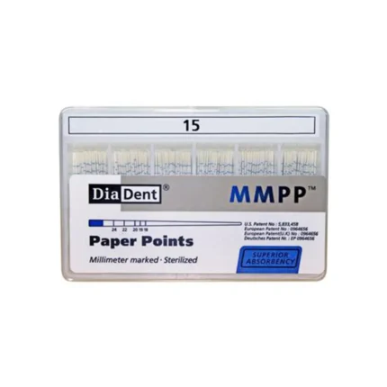 Diadent Paper Points Millimeter Marked - 2% 15