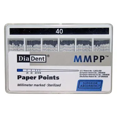 Diadent Paper Point Special Tapered 6% 40